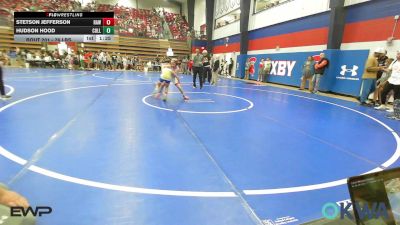76 lbs Rr Rnd 1 - Stetson Jefferson, Raw Wrestling Club vs Hudson Hood, Collinsville Cardinal Youth Wrestling