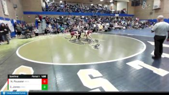 135lbs Semifinal - Nicole Poussier, White River (Girls) vs Courtney Jones, W. F. West (Girls)