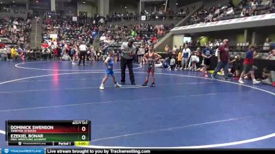 70 lbs Round 5 - Dominick Swenson, Yankton Jr Bucks vs Ezekiel Bonar, MWC Wrestling Academy