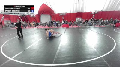 165 lbs Cons. Round 5 - Grady Gallagher, AWA vs Carson Bremmer, AWA-Madison