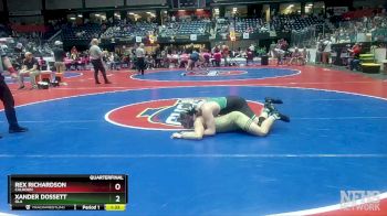 5A-175 lbs Quarterfinal - Rex Richardson, Calhoun vs Xander Dossett, Ola