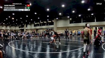 140 lbs Round 5 (6 Team) - Dylon Alvarez, Alabama Elite Gold vs Gavin Phillips, Team Arkansas