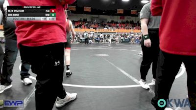 96 lbs Final - Jett Ingram, Plainview Youth Wrestling Club vs Joe Hinz, Weatherford Youth Wrestling