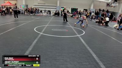 65 lbs Cons. Round 3 - Eva Diaz, The Compound vs Henry Rupert, Kent County Junior Wrestling