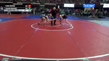 123 lbs Cons. Round 2 - Lillian Massey, Glasgow Wrestling Club vs Lana Mason, Glasgow Wrestling Club