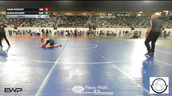 140 lbs Final - Gage Rackley, Choctaw Jh vs Jaxon Rickers, Woodward