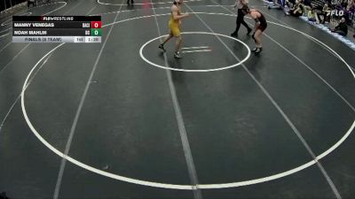 144 lbs Finals (8 Team) - Manny Venegas, David City vs Noah Mahlin, Battle Creek