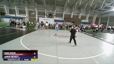 113 lbs Cons. Semi - Gage Snook, Sanderson Wrestling Academy vs Aaron Beckett, Excalibur Wrestling Club
