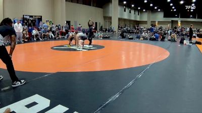 132 lbs Finals (2 Team) - Anthony Oubre, Brother Melchior vs Bryce Chambers, North DeSoto Blue