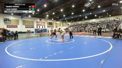 190 Boys Cons. Round 2 - Alan Cortez, Mission Hills vs Marko Dzodzo, Torrey Pines