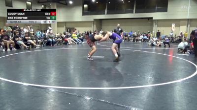 215 lbs Round 2 (6 Team) - Codey Dean, Guerilla WC vs Rex Forsythe, Team North Sip