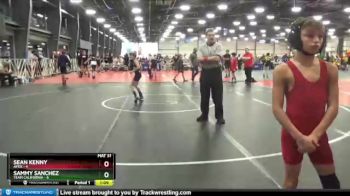 80 lbs Round 5 (6 Team) - Sammy Sanchez, Team California vs Sean Kenny, Apex