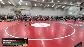 100 lbs Cons. Round 3 - Mia Moran, Fountain - Fort Carson vs Heather Hancock, Lamar