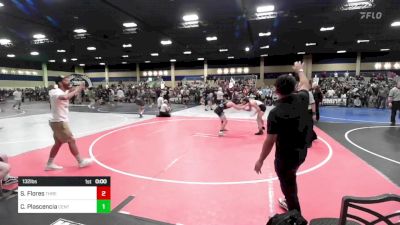 132 lbs Round Of 16 - Syruss Flores, Threshold WC vs Cairo Plascencia, Central Wrestling