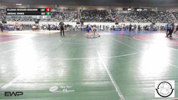 133 lbs Round Of 32 - Elleaha Krueger-Benjamin, Lawton IKE vs Abigail Jones, Bixby JH Girls
