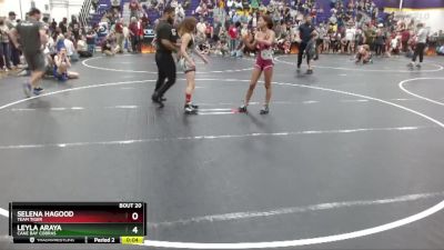 155 lbs Round 1 - Emily Glazier, Dixie Hornets vs Bianca Connell, Mauldin High School