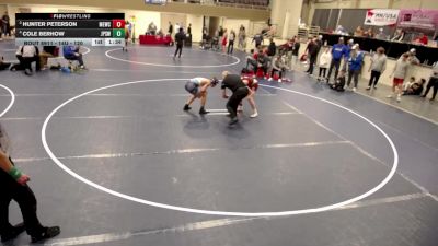 14U - 120 lbs 1st Place Match - Cole Berhow, Jack Pine Savage Wrestling vs Hunter Peterson, MN Elite Wrestling Club