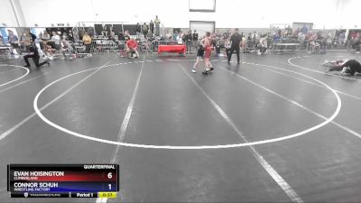 125 lbs Quarterfinal - Evan Hoisington, Cumberland vs Connor Schuh, Wrestling Factory