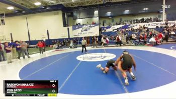 125 lbs Cons. Round 4 - Zein Bazzi, Wartburg vs Raekwon Shabazz, Wartburg