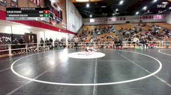 106 lbs Champ. Round 1 - Colin Evans, Rock Springs vs Brekkun Eslick, Green River