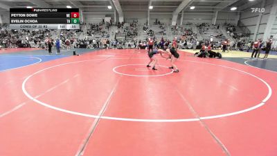 132 lbs Consi Of 32 #2 - Peyton Dowe, ME vs Evelin Ochoa, TN