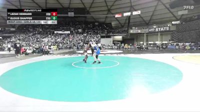 Girls 4A 135 lbs Cons. Round 1 - Elexis Shaffer, Stadium (Girls) vs Lezah Kennard, Ferris (Girls)