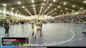 130 lbs Round 2 (4 Team) - Anthony Delgado, Gold Rush Wrestling vs Max Dewitt, Team Montana