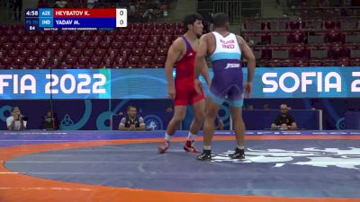 70 kg 1/2 Final - Kanan Heybatov, Azerbaijan vs Mulaym Yadav, India
