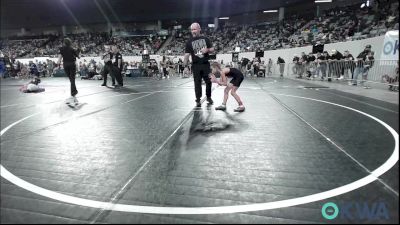 62 lbs Consi Of 8 #1 - Sawyer Law, Morrison Takedown Club vs Lillian Shuemake, Viking Wrestling Club
