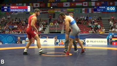 96 kg Final - E Thiele, GER vs H Shahbazigazv, IRI