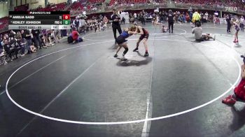 89 lbs 5th Place Match - Kenley Johnson, Palmyra Wrestling Club - Girls vs Amelia Sadd, 2TG (Girls)