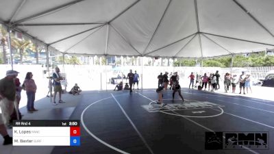 101 lbs Rr Rnd 4 - Kaiya Lopes, Rancho Bernardo WC vs Madison Baxter, Surfside RTC