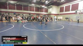 110 lbs Semifinal - Sifa Tafisi, Charger Wrestling Club vs Nathanael Juarez, Stallions Wrestling Club