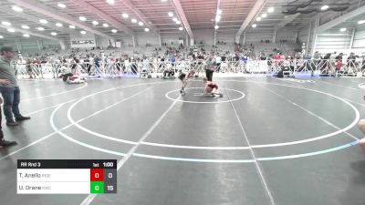 65 lbs Rr Rnd 3 - Tucker Anello, Ride Out Wrestling Club Blue vs Uriah Drane, Kraken