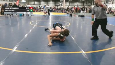 126 lbs Allday - Kenny Spaulding, RED LION WRESTLING CLUB vs Preston Witt, WAXHAW WRESTLING