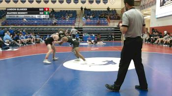132 lbs Round 2: Quarterfinals - Landon Glander, Dawson County vs Zaatren Bennett, Calhoun
