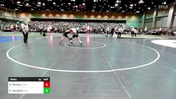 120 lbs Round Of 32 - Karson Shelley, Spanish Fork vs Riley Vaughan, Sweet Home