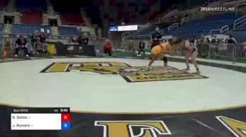 117 lbs Round Of 64 - Sydney Delois, Indiana vs Jalene Romero, Texas