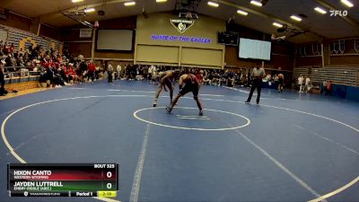 157 lbs Semifinal - Jayden Luttrell, Embry-Riddle (Ariz.) vs Hixon Canto, Western Wyoming