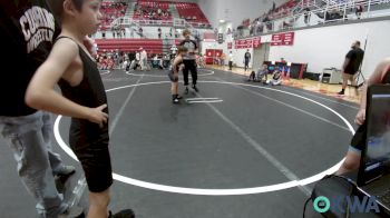 90 lbs Rr Rnd 2 - Deklyn Barnes, Harrah Little League Wrestling vs Hagen Hamilton, Cushing