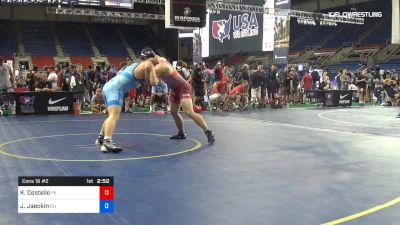 220 lbs Cons 16 #2 - Kyle Costello, Pennsylvania vs Justin Jaeckin, Ohio