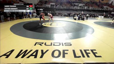 285 lbs Consi Of 8 #1 - James Trainer, Montgomery Bell Academy vs Kayden Bennett, Suffield Academy