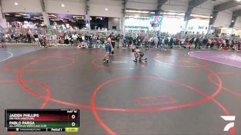 106 lbs Champ. Round 1 - Jaiden Phillips, Rio Vista Wrestling vs Pablo Parga, All American Wrestling Club
