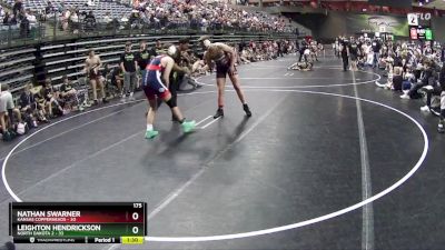 175 lbs Semis & 1st Wrestleback (8 Team) - Nathan Swarner, Kansas Copperheads vs Leighton Hendrickson, North Dakota 2