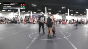 120 lbs Champ. Round 2 - Brandon Wunder, Headhunters vs Cole Perrin, Seawolf Wrestling