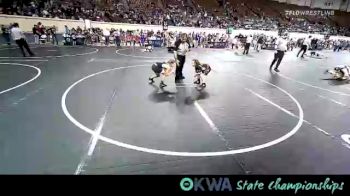 80 lbs Semifinal - Heavyn Kelley, Mojo Grappling Academy vs Kate Gruenwald, R.A.W.