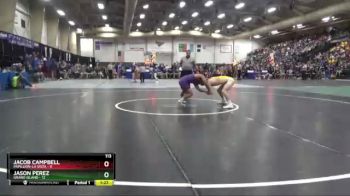 113 lbs Semis & 1st Wrestleback (8 Team) - Jacob Campbell, Papillion-La Vista vs Jason Perez, Grand Island
