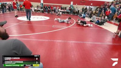 52-56 lbs Round 2 - Connor Cummings, Junior Bulldogs vs Corbin Carson, Eaton WC