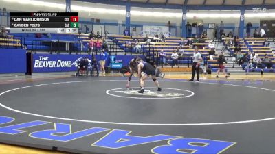 165 lbs Quarterfinal - Cah`mari Johnson, Colby Community College vs Cayden Felts, Carl Albert State
