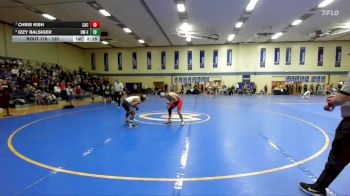 125 lbs Semifinal - Izzy Balsiger, Wisconsin-Eau Claire vs Chris Kish, Carthage College